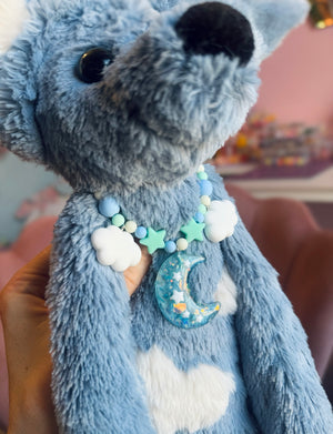 BIG CUMULO CLOUD FOX - Handmade Luxury Weighted Plush Fluffy Fox Doll