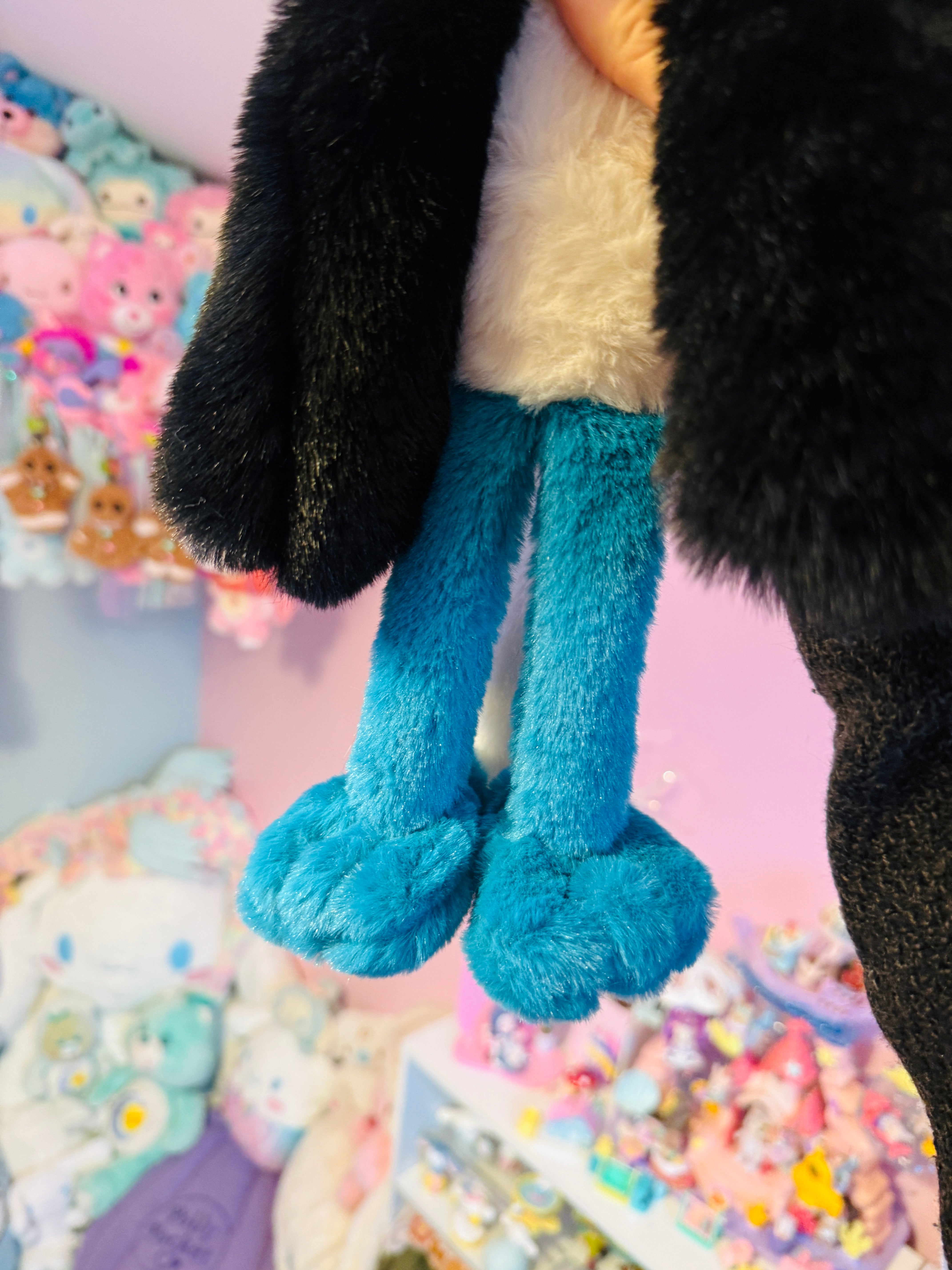 BLUE FOOTED BOOBY FOX - Handmade Luxury Weighted Fox Doll