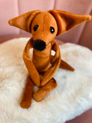 TINY RED FOX - Mini Handmade Luxury Weighted Fox Doll