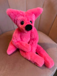 FUCHSIA FOX - Handmade Luxury Weighted Fox Doll