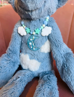 BIG CUMULO CLOUD FOX - Handmade Luxury Weighted Plush Fluffy Fox Doll