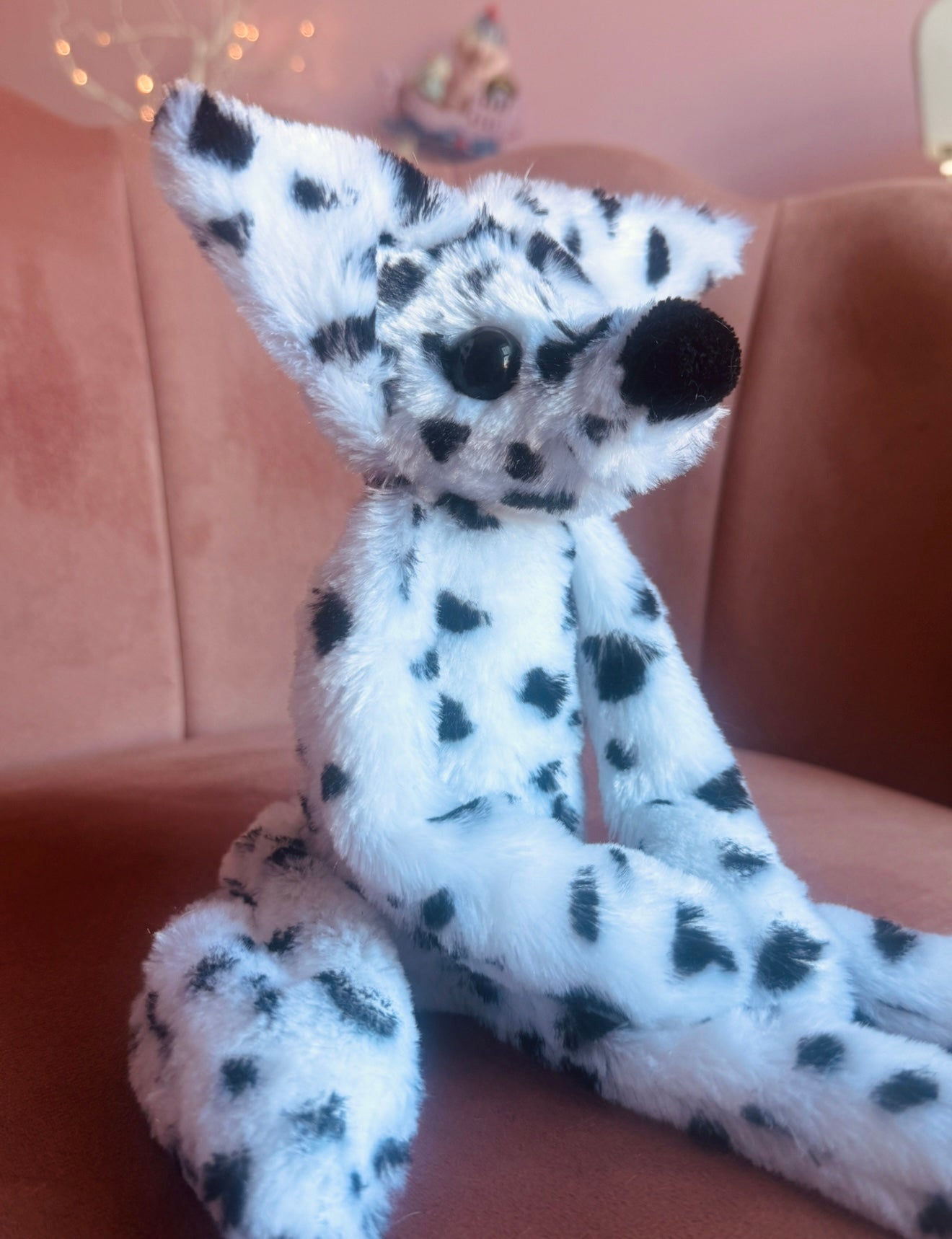 RESERVED -  FOX - Handmade Luxury Weighted Plush Fluffy Fox Doll