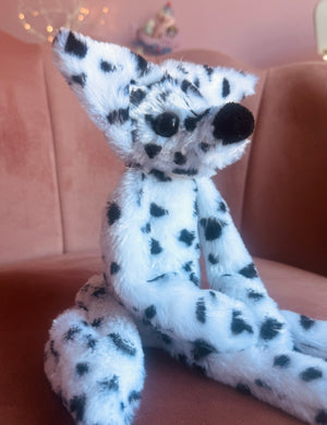RESERVED -  FOX - Handmade Luxury Weighted Plush Fluffy Fox Doll