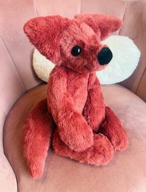 BIG RUBY FOX - Handmade Luxury Weighted Plush Doll