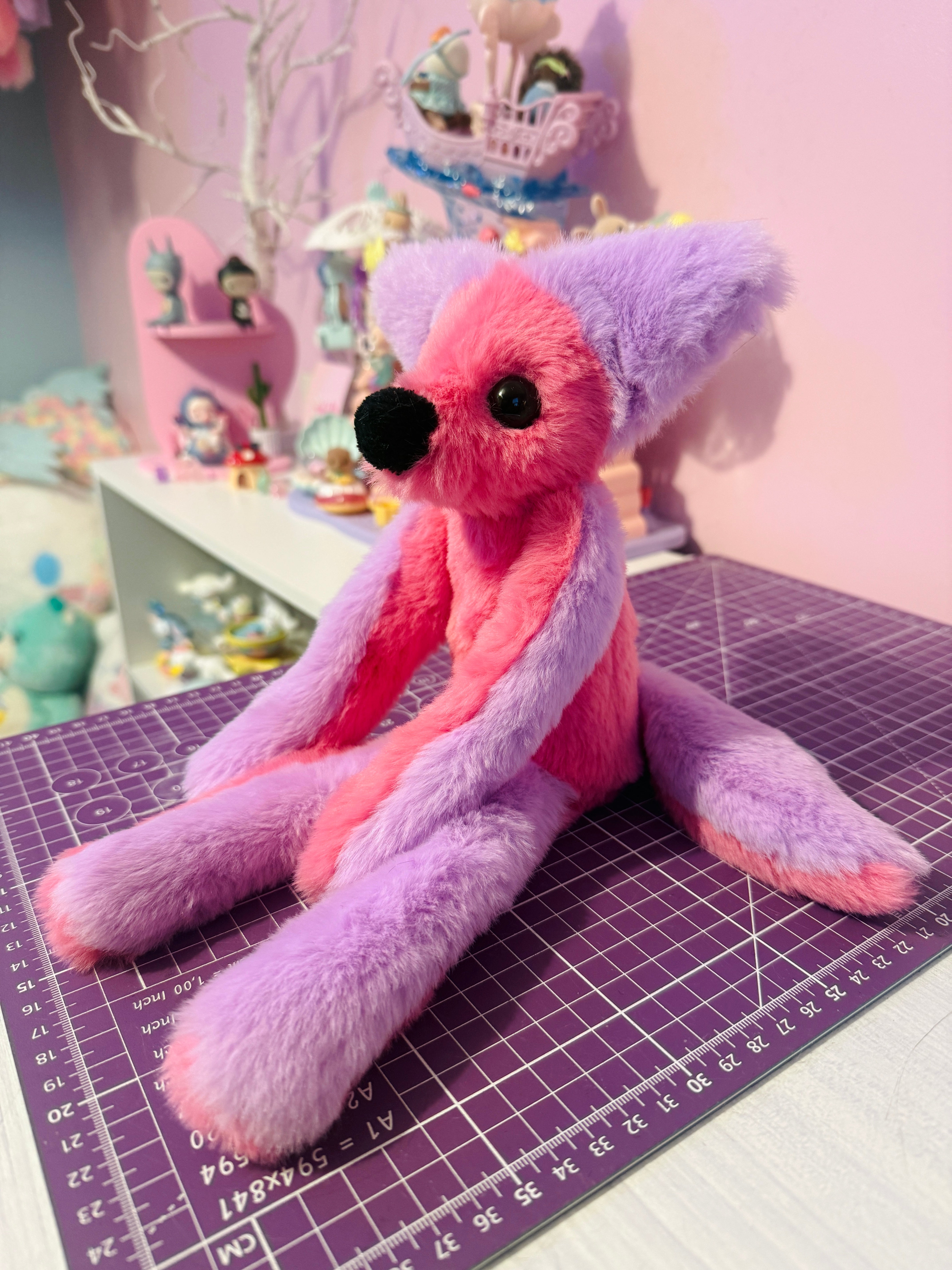 PIXIEPATCH FOX - Handmade Luxury Weighted Fox Doll