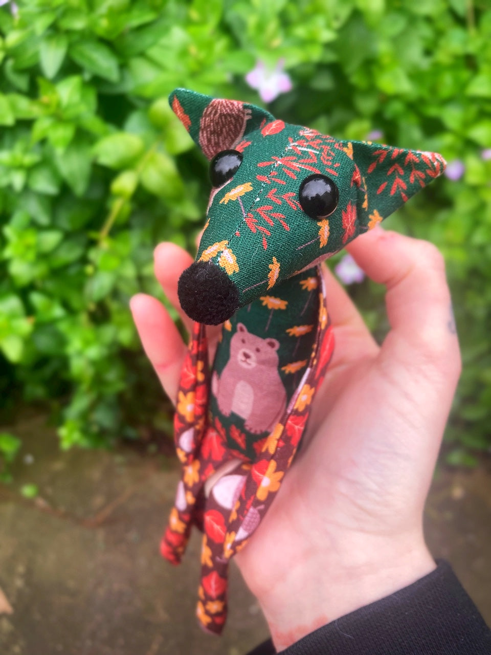 “WOODLAND FRIENDS” FOX CUB - Handmade Weighted Cotton Fox Doll