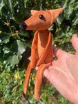 “THE OG” FOX CUB - Soft Handmade Weighted Fox Doll