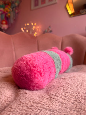 WATERMINT PUDGEPUFF CATERPILLAR - Handmade Luxury Weighted Pudgepuff Doll