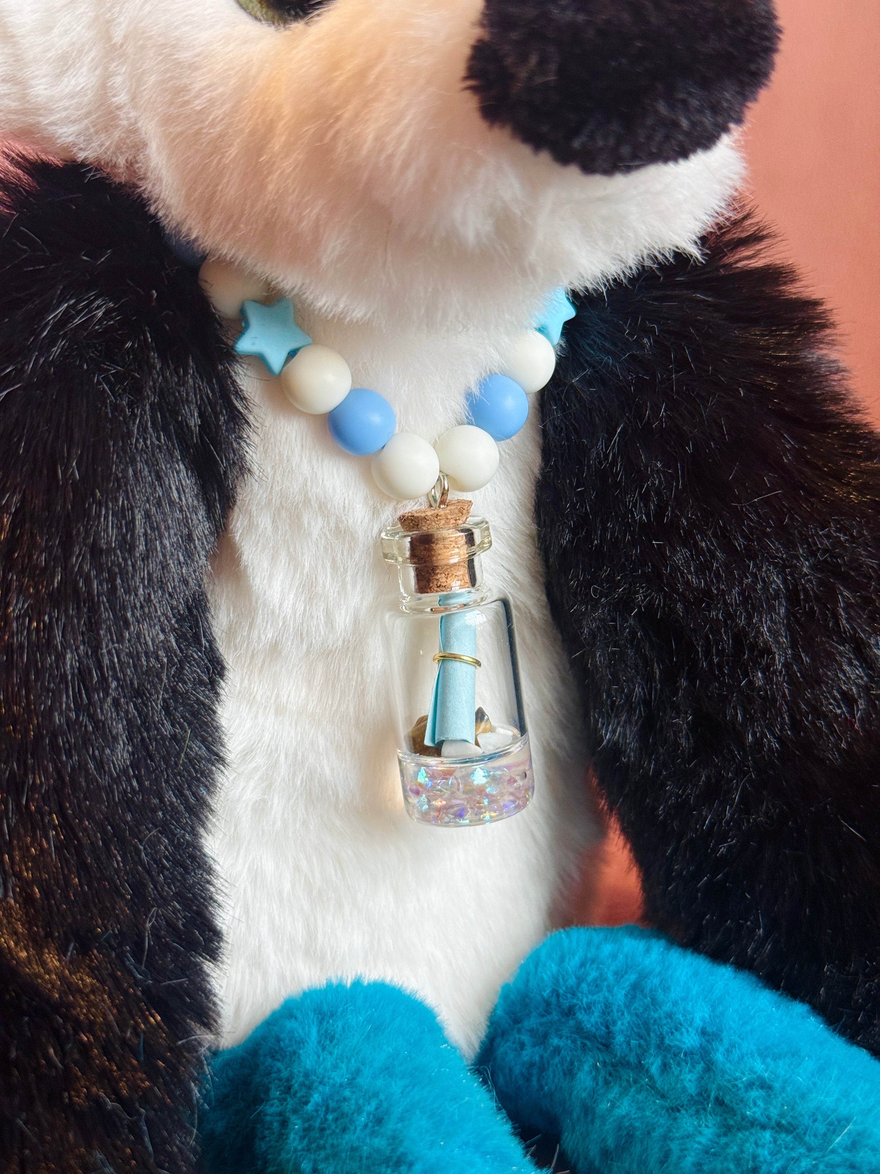 BLUE FOOTED BOOBY FOX - Handmade Luxury Weighted Fox Doll