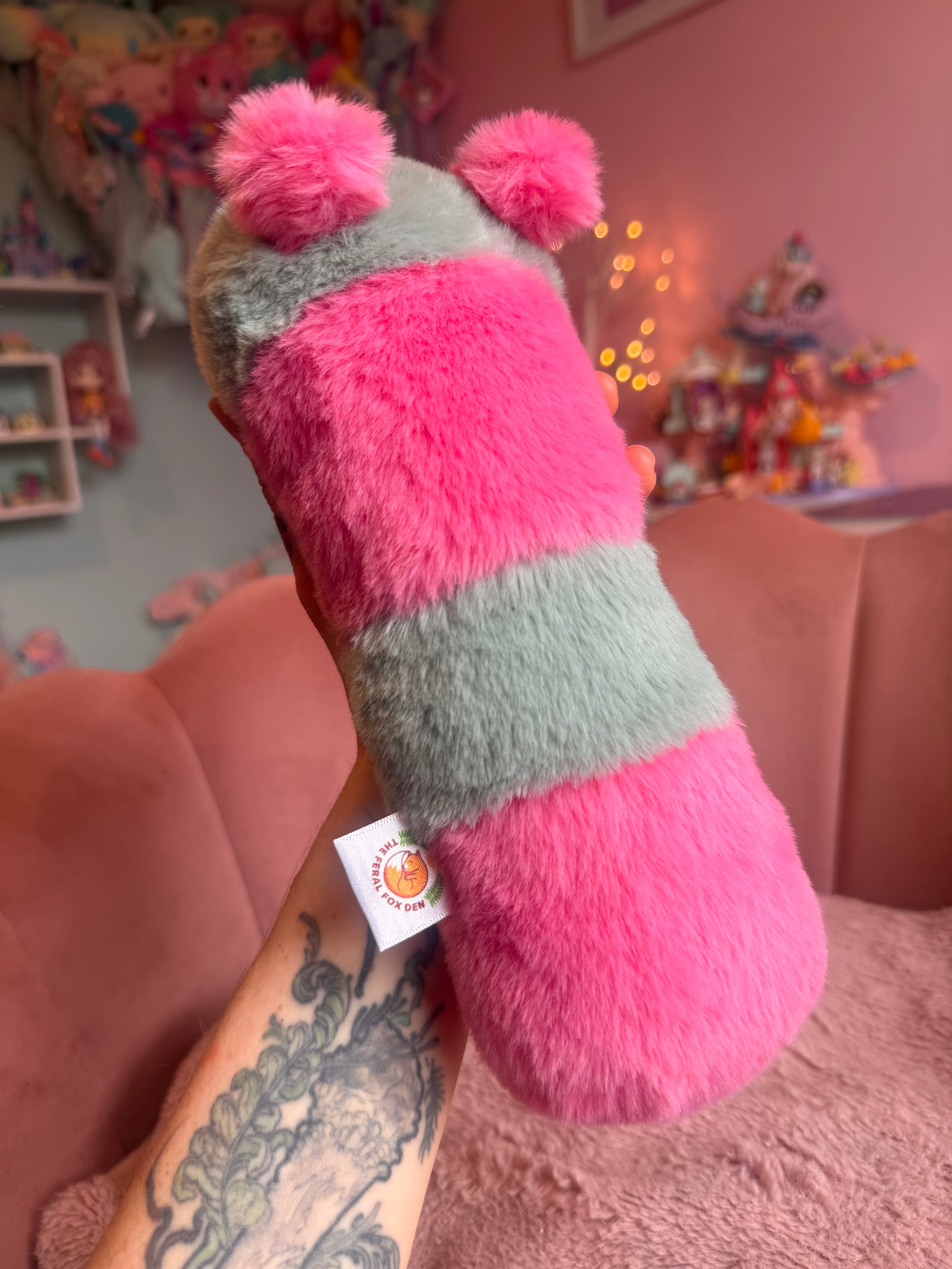 WATERMINT PUDGEPUFF CATERPILLAR - Handmade Luxury Weighted Pudgepuff Doll