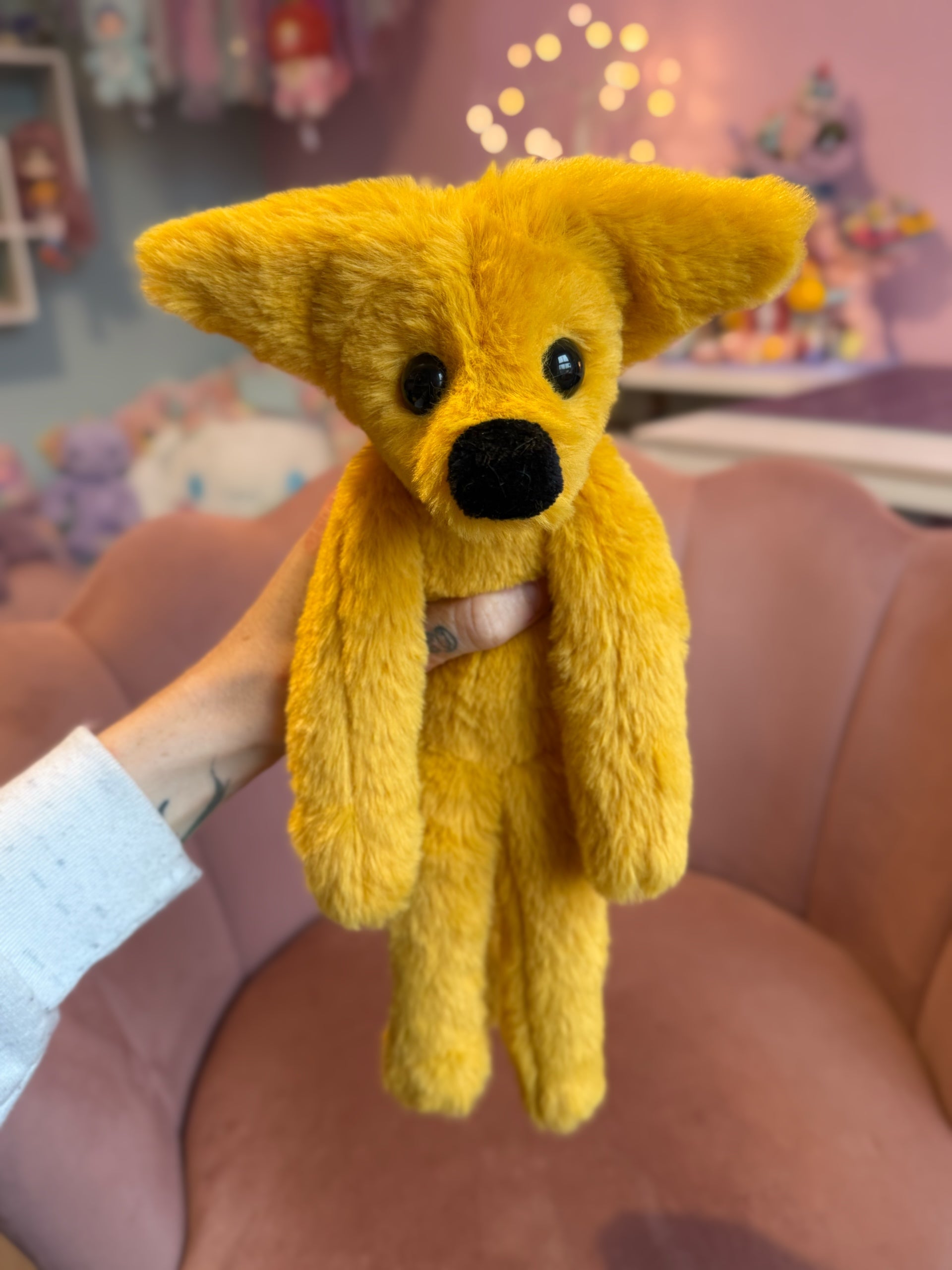 SUNSHINE FOX - Handmade Luxury Weighted Fox Doll