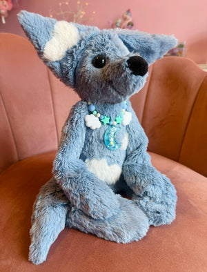BIG CUMULO CLOUD FOX - Handmade Luxury Weighted Plush Fluffy Fox Doll