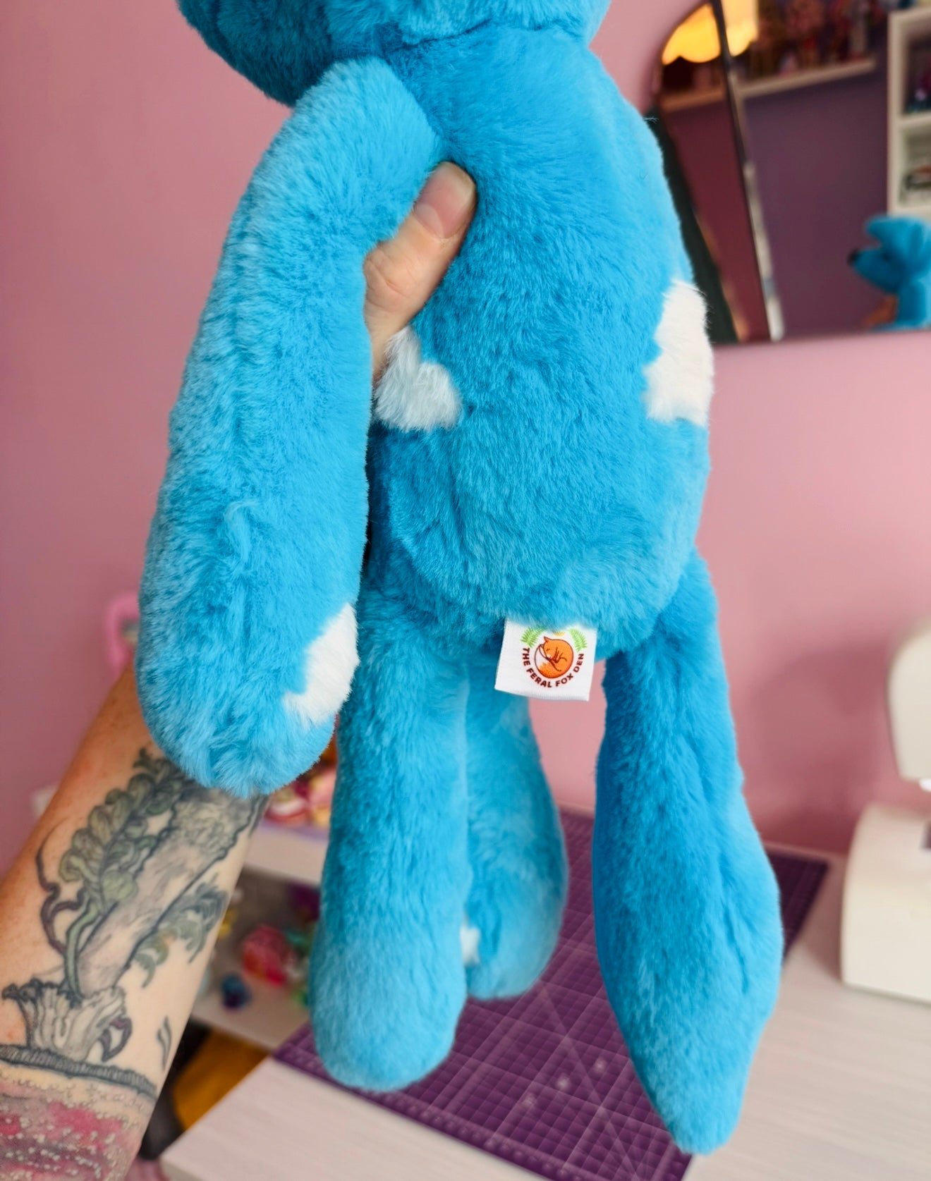 BIG SUNNY SKIES FOX - Handmade Luxury Weighted Fox Doll