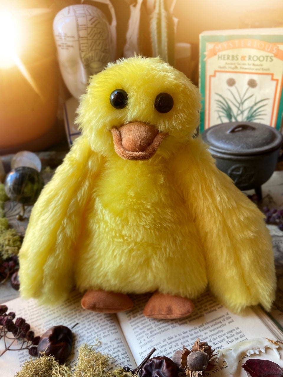 SUNNY THE DOOFY DUCKLING Handmade Weighted Plush Friend