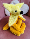 BANANA FOX - Handmade Luxury Weighted Fox Doll