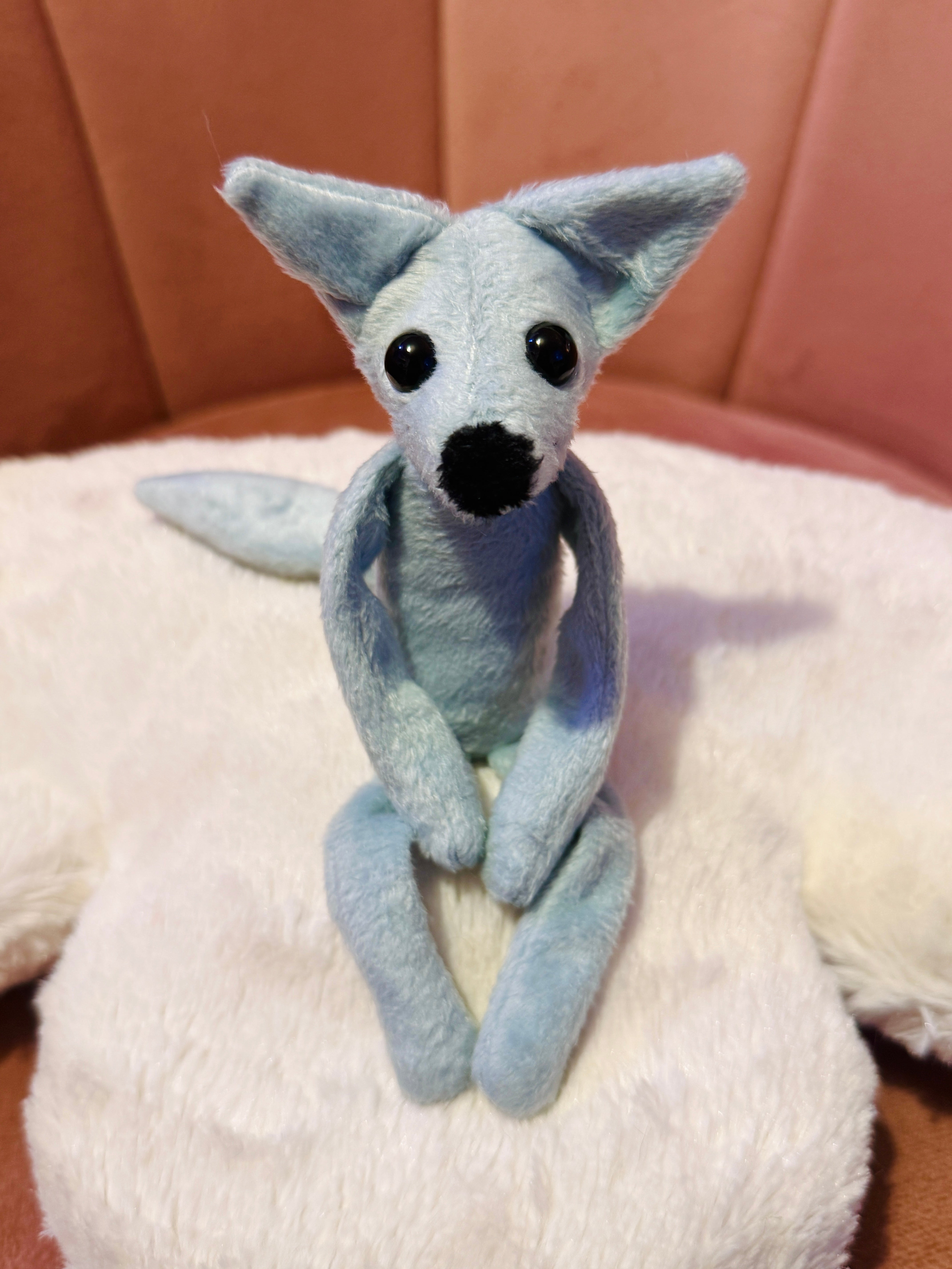 TINY SEASPRAY FOX - Handmade Luxury Weighted Fox Doll