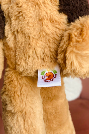 XXL CHOC CHIP COOKIE BEAR - Handmade Luxury Weighted Plush Doll