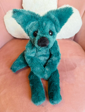 FOREST FOX - Handmade Luxury Weighted Plush Fluffy Fox Doll