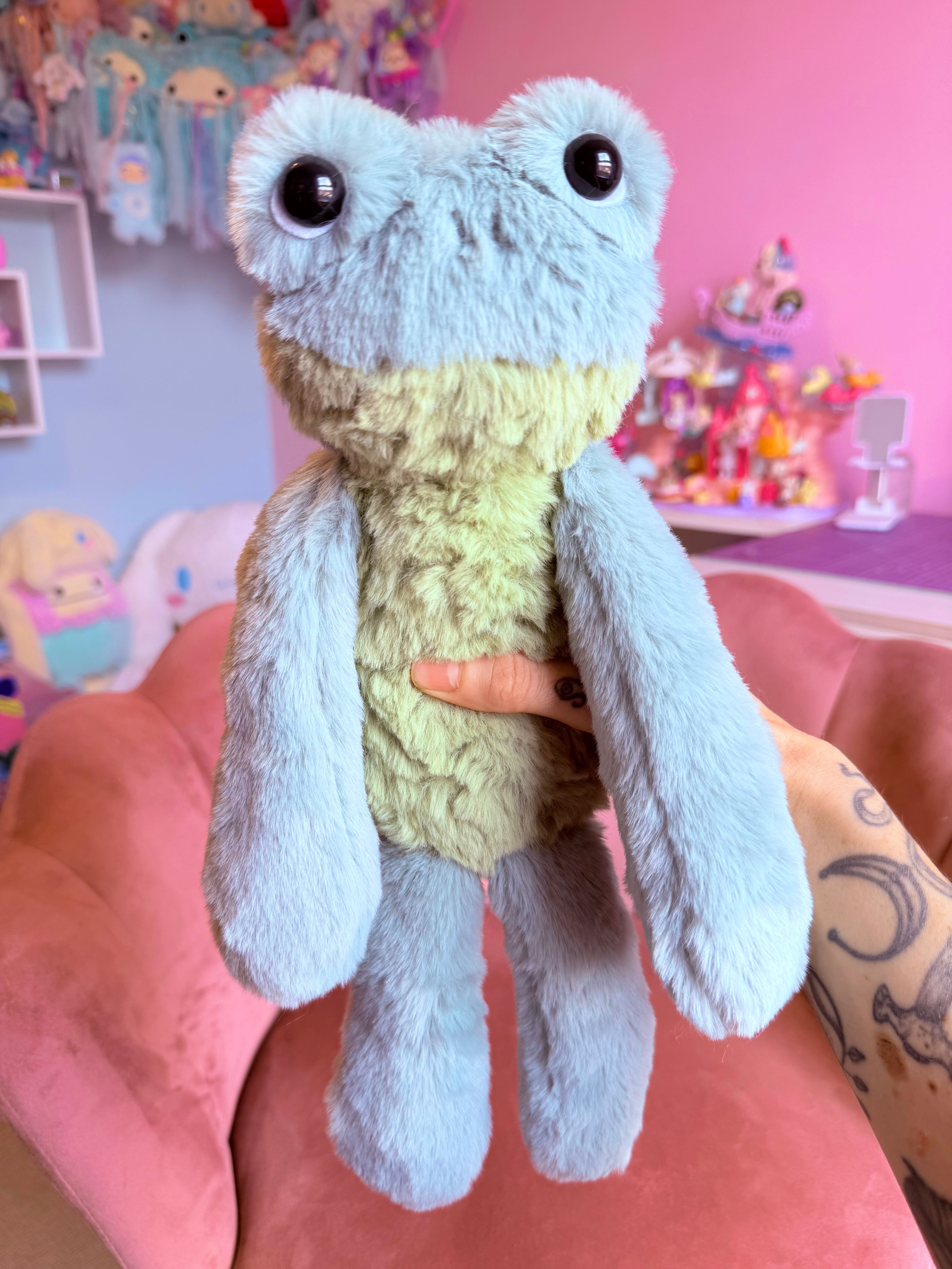 FERAL FROG - Handmade Luxury Weighted Fox Doll
