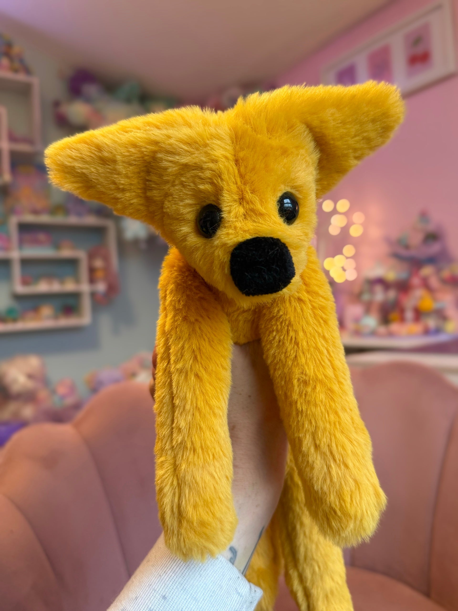 SUNSHINE FOX - Handmade Luxury Weighted Fox Doll