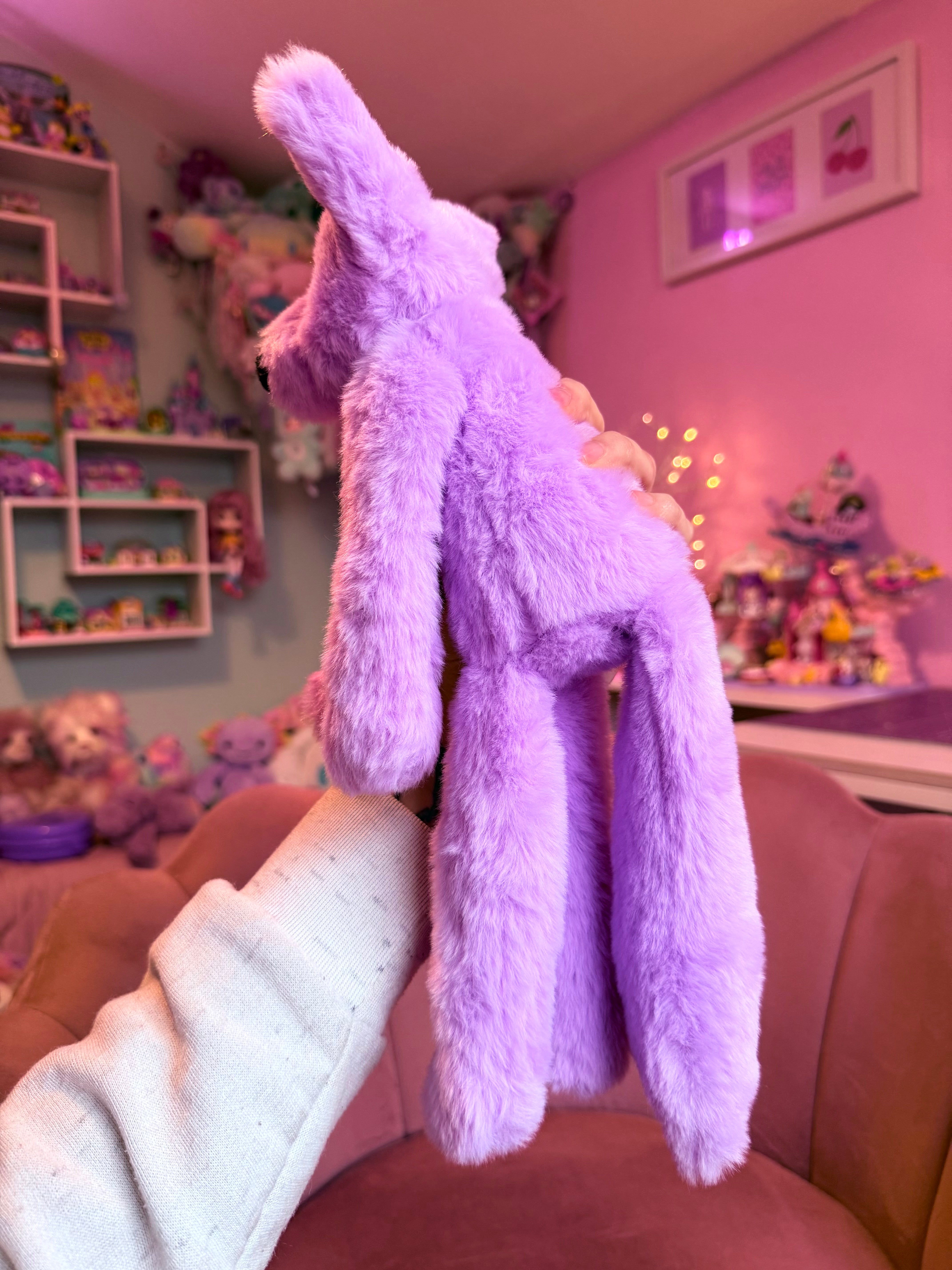 LILAC FOX - Handmade Luxury Weighted Fox Doll