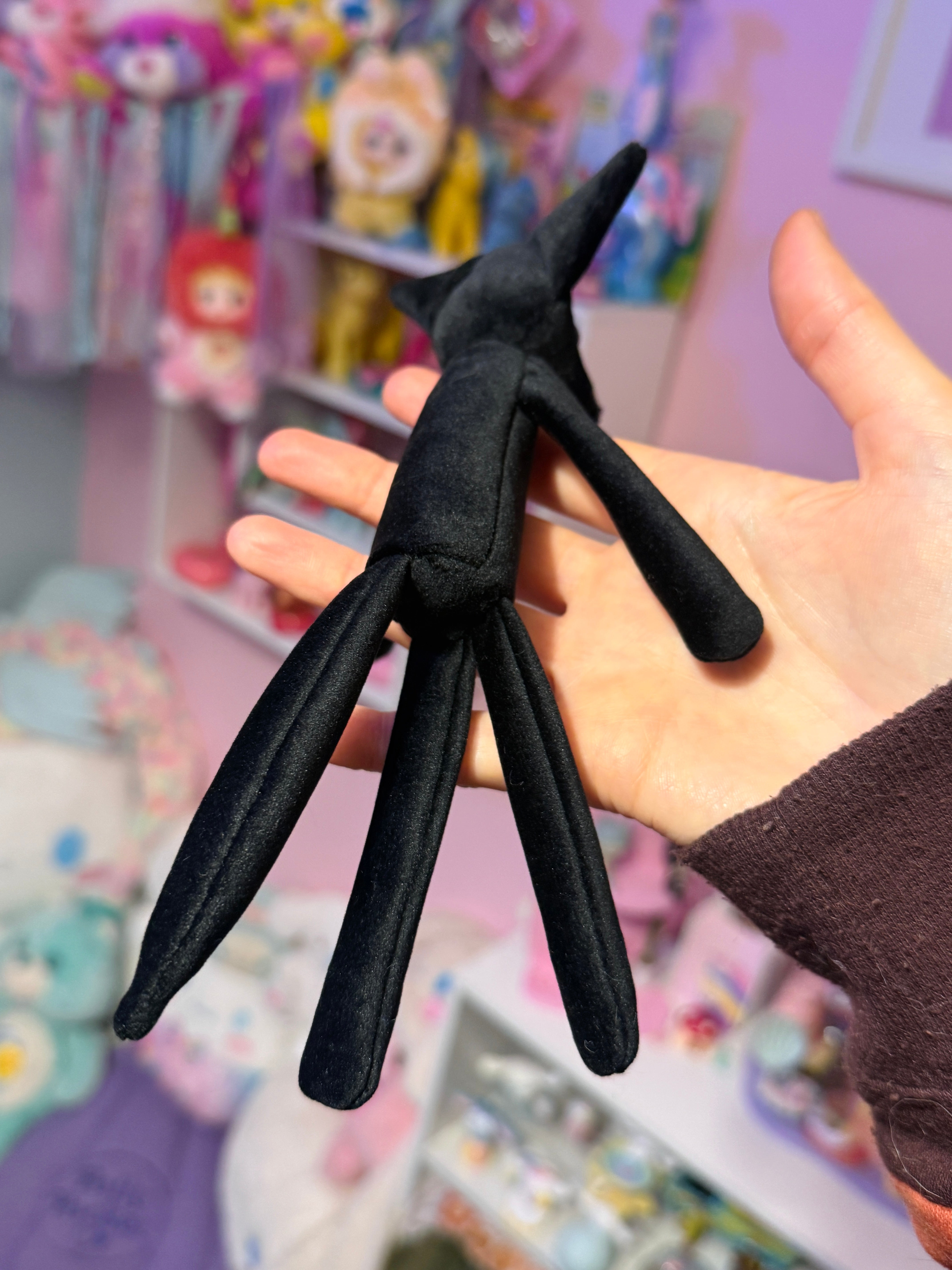 TINY ONYX FOX - Handmade Luxury Weighted Fox Doll