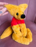 WINNIE THE POOH FOX (A) - Handmade Luxury Weighted Plush Fluffy Fox Doll