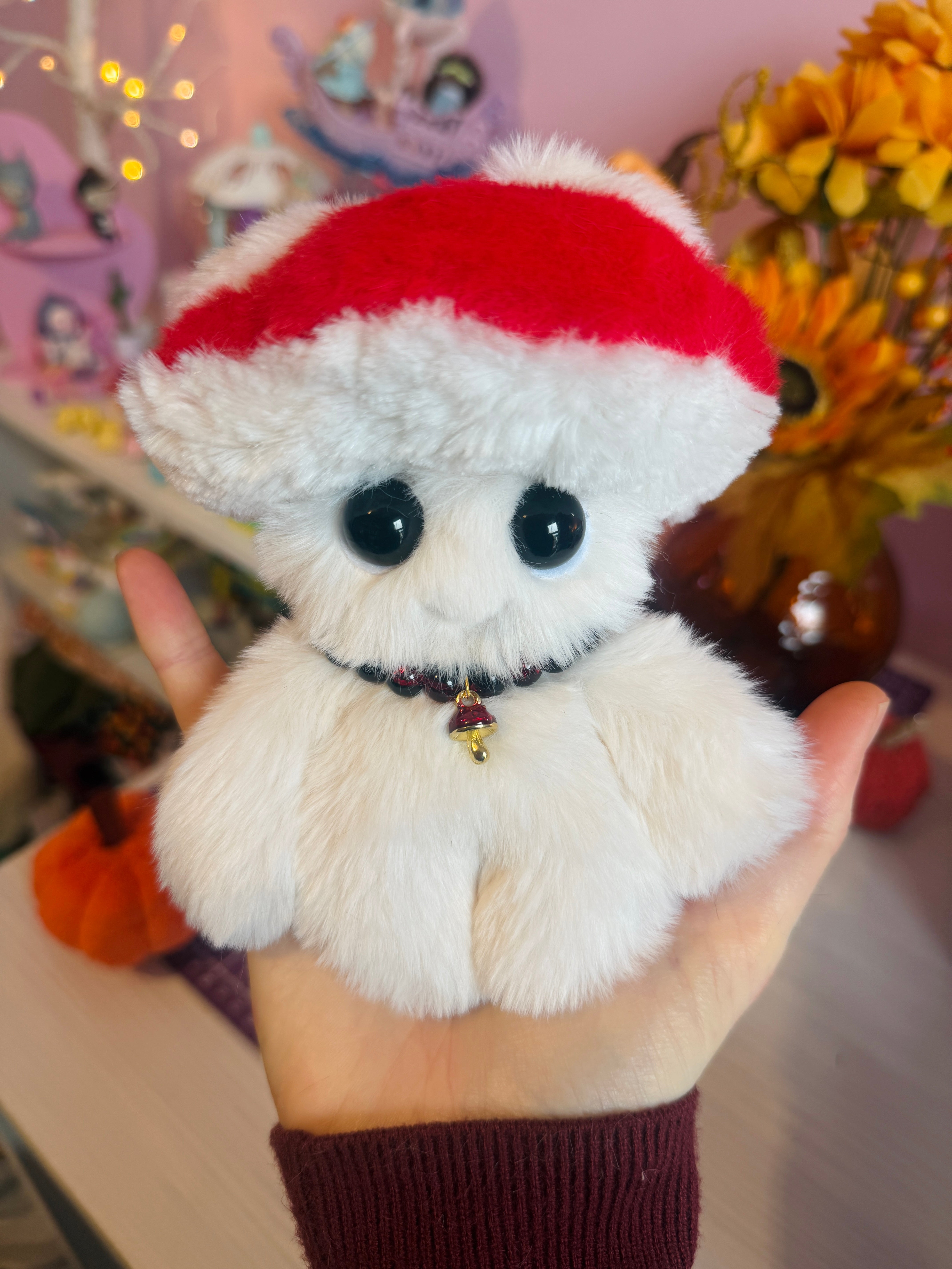 AMANITA PALMPUFF - Handmade Mini Luxury Weighted Doll