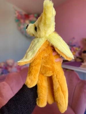 BANANA FOX - Handmade Luxury Weighted Fox Doll