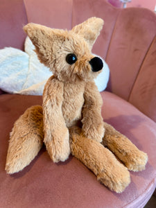 FUDGE FOX (C) - Handmade Luxury Weighted Fox Doll