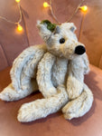GARGOYLE FOX - Handmade Luxury Weighted Plush Fluffy Fox Doll