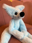 BABY BLUE FOX - Handmade Luxury Weighted Fox Doll