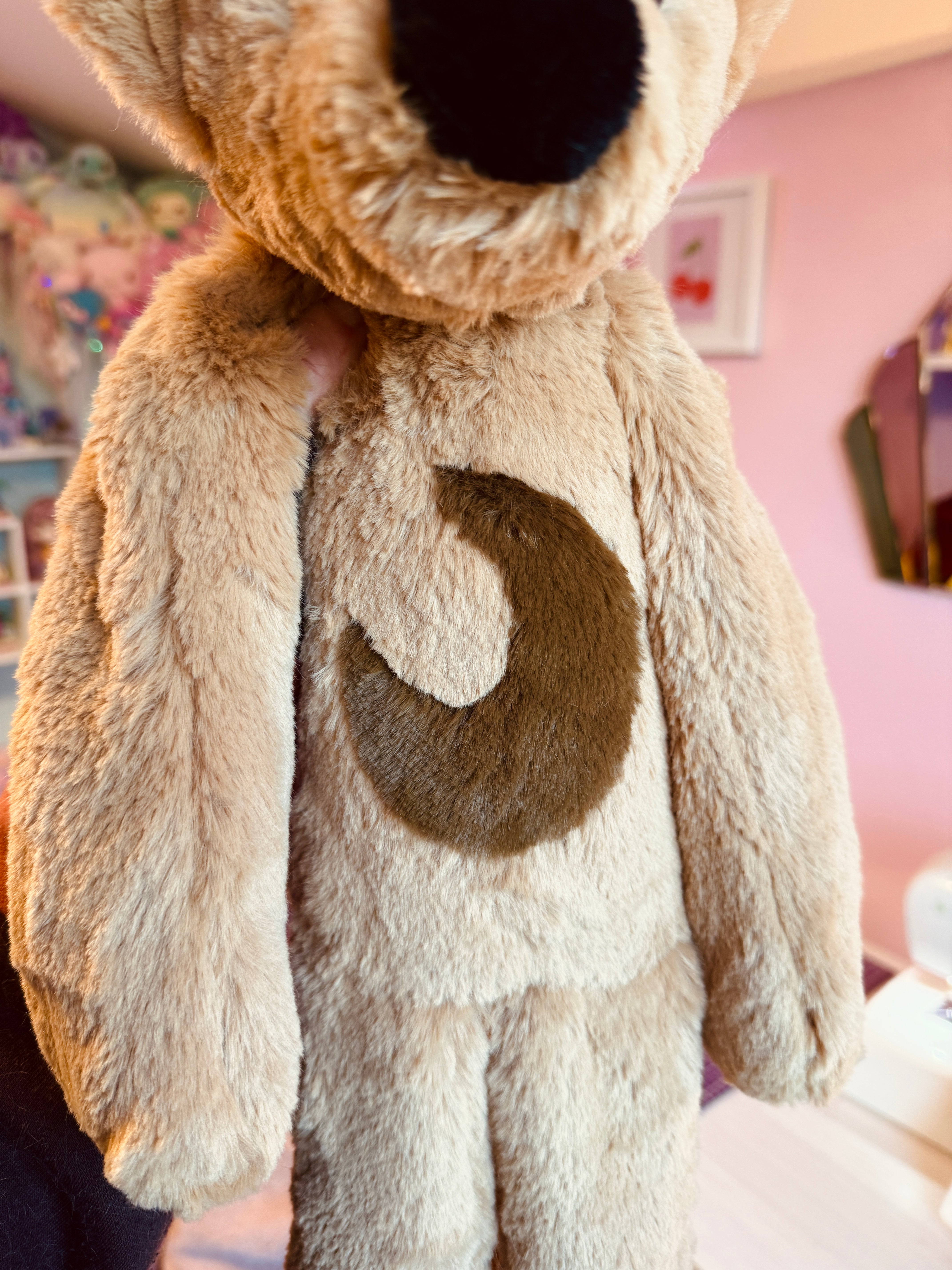 XL MOON FUDGE FOX - Handmade Luxury Weighted Fox Doll