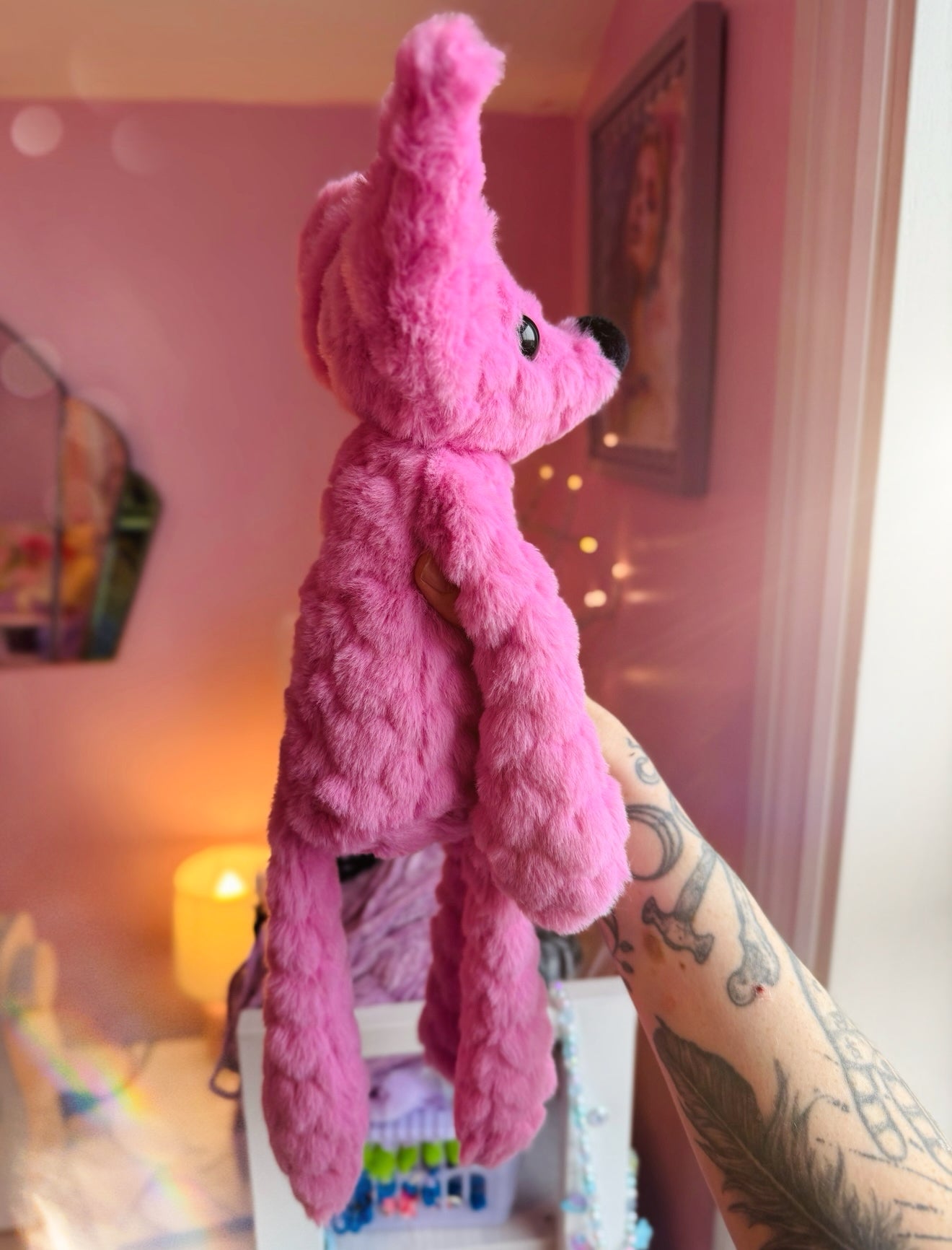 SWEETHEART FOX - Handmade Luxury Weighted Fox Doll