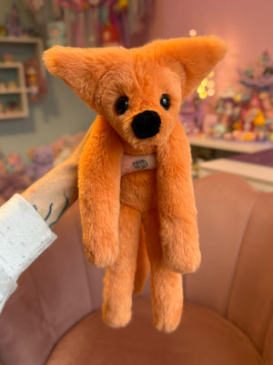 ORANGE FOX - Handmade Luxury Weighted Fox Doll
