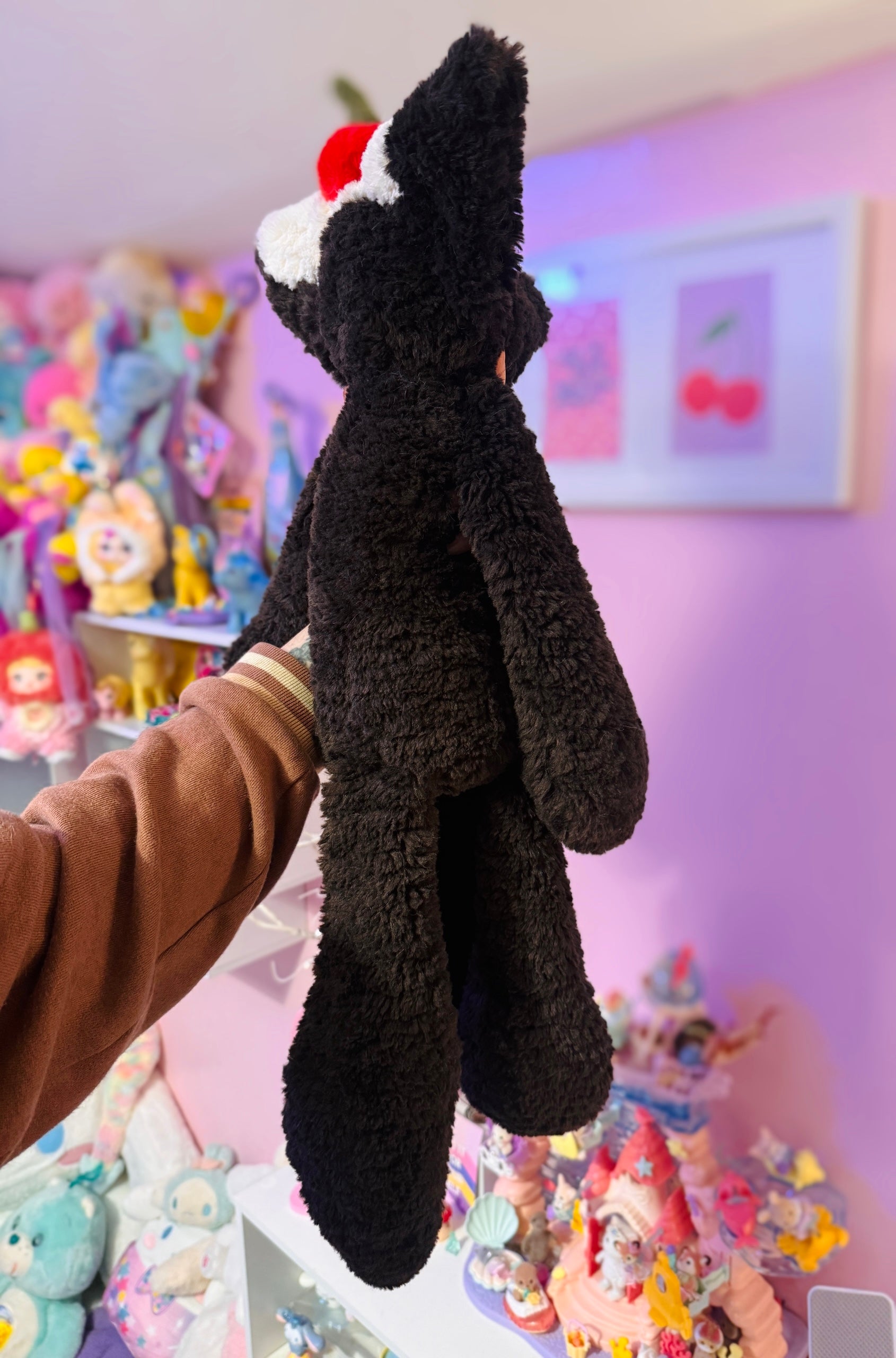 XL CHOCOLATE SUNDAE FOX - Handmade Luxury Weighted Plush Doll