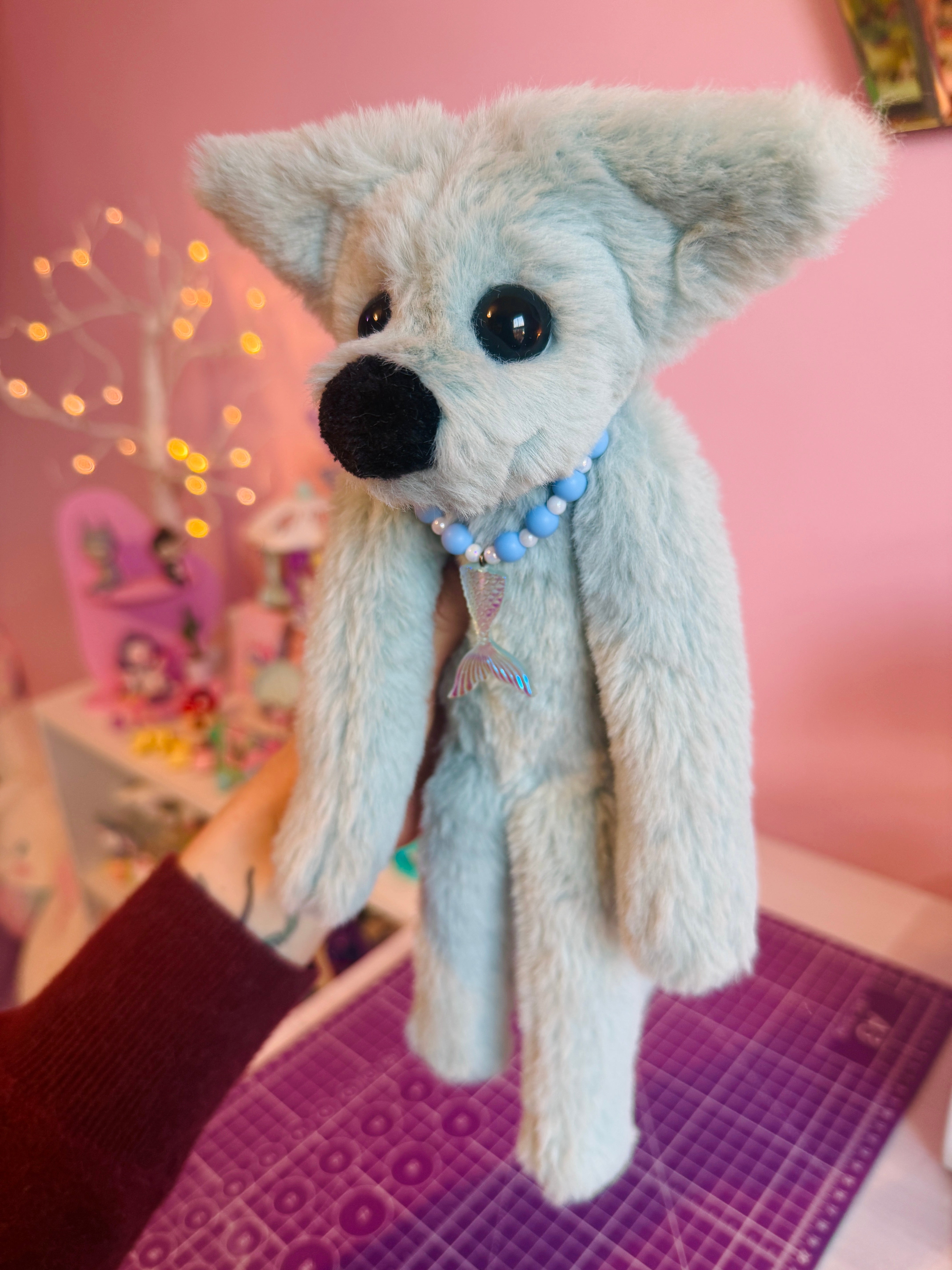 SEASPRAY FOX - Handmade Luxury Weighted Fox Doll