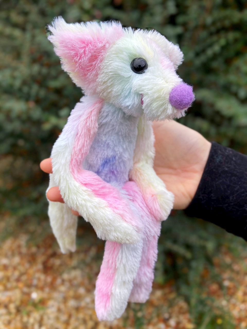 COTTON CANDY FOX - Handmade Weighted Plush Fox Doll