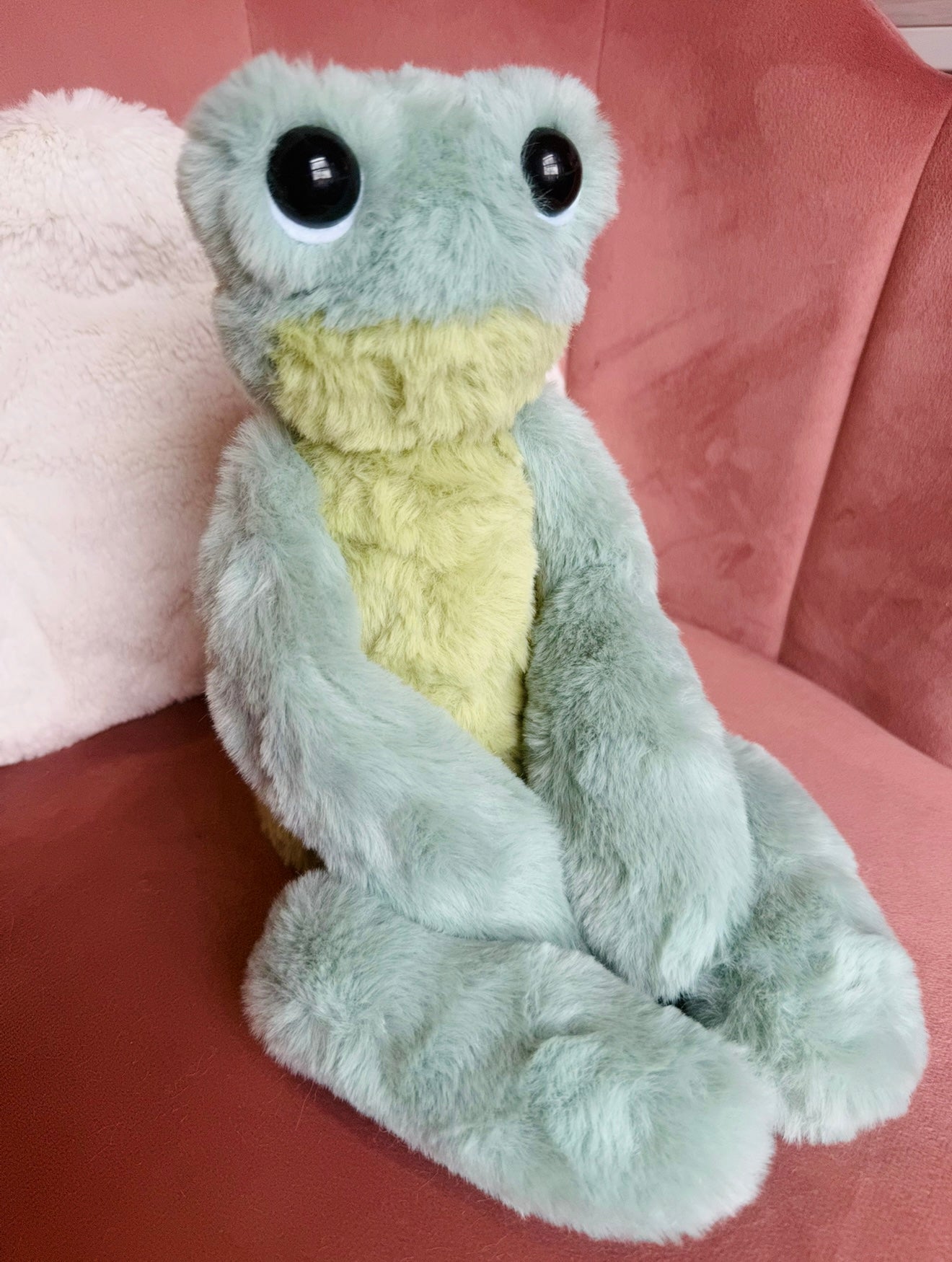 FERAL FROG (B) - Handmade Luxury Weighted Fox Doll