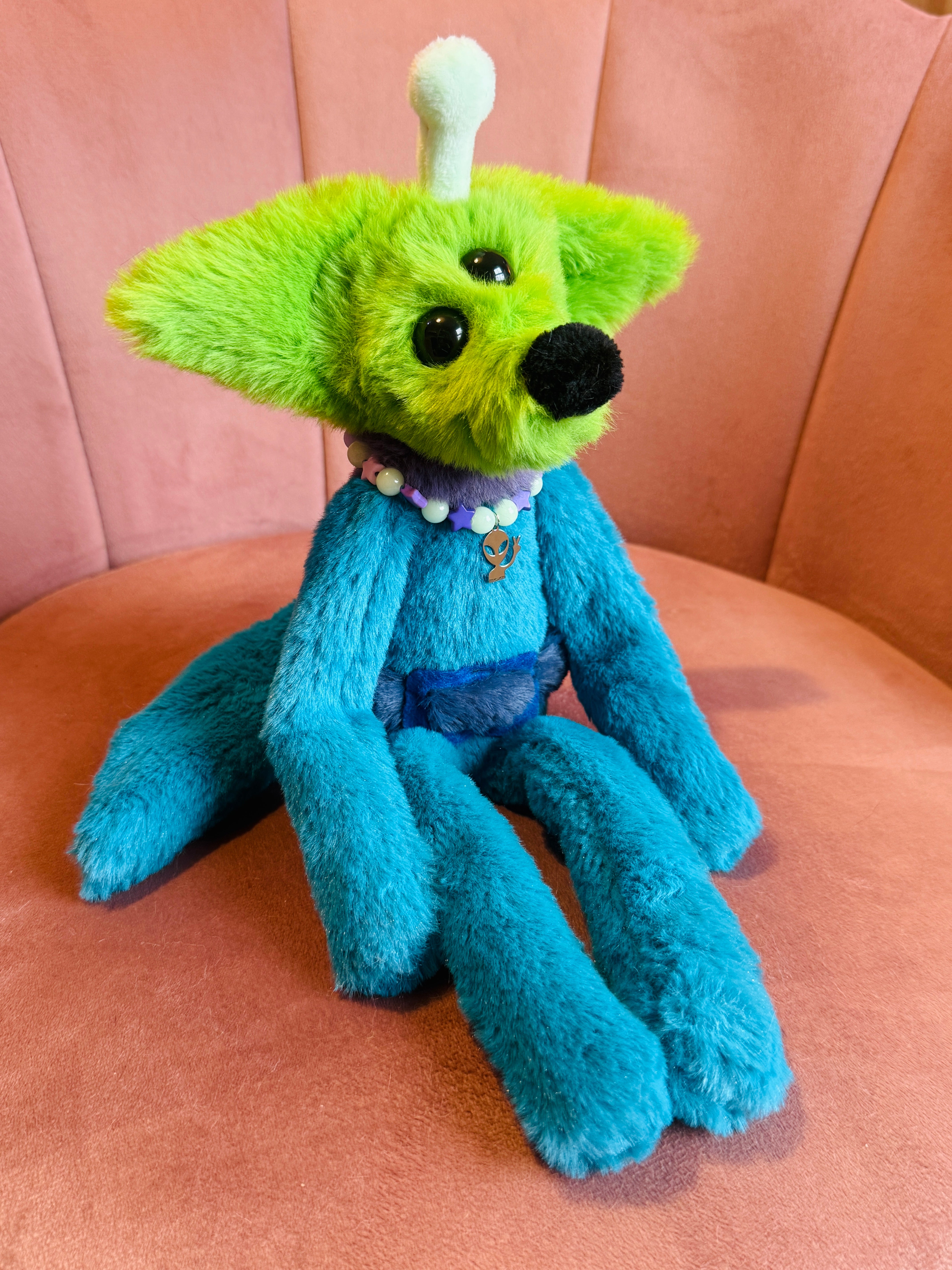 TOY STORY ALIEN FOX - Handmade Luxury Weighted Fox Doll