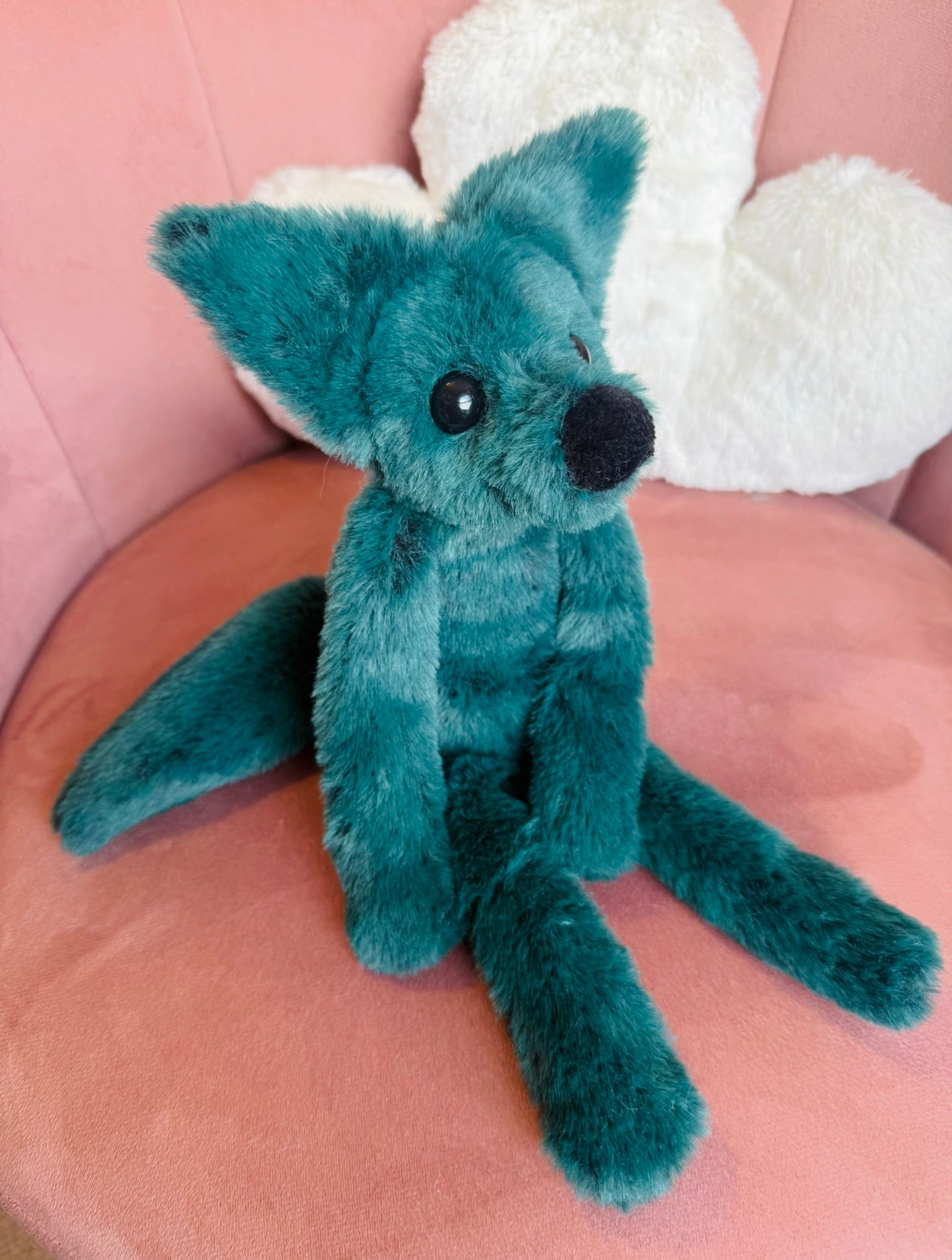 FOREST FOX - Handmade Luxury Weighted Plush Fluffy Fox Doll