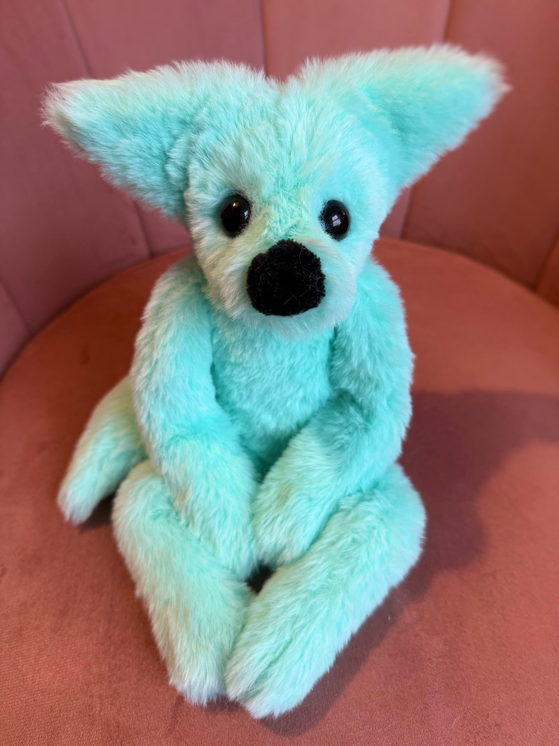 MINT FOX - Handmade Luxury Weighted Fox Doll