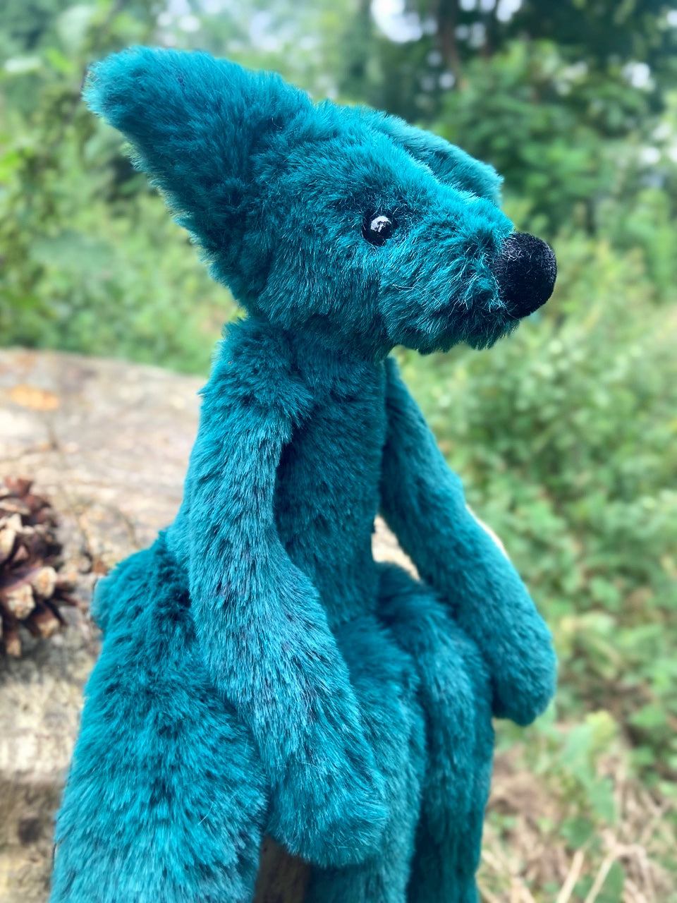 FOREST FOX (A) - Handmade Luxury Weighted Plush Fluffy Fox Doll