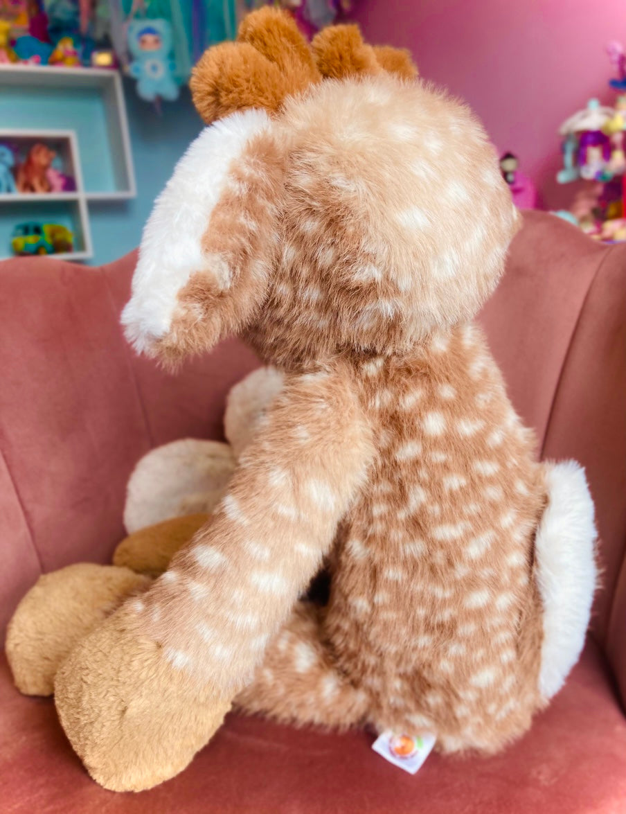 XL FERAL WOODLAND DEER - Handmade Luxury Weighted Plush Doll