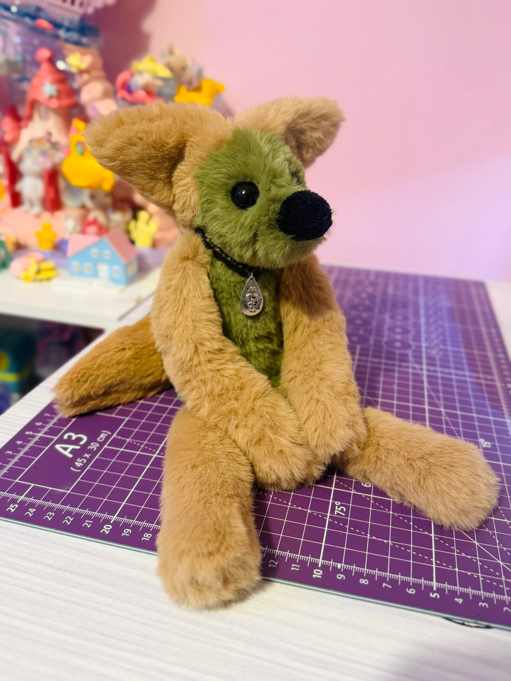 LICHEN FOX - Handmade Luxury Weighted Fox Doll