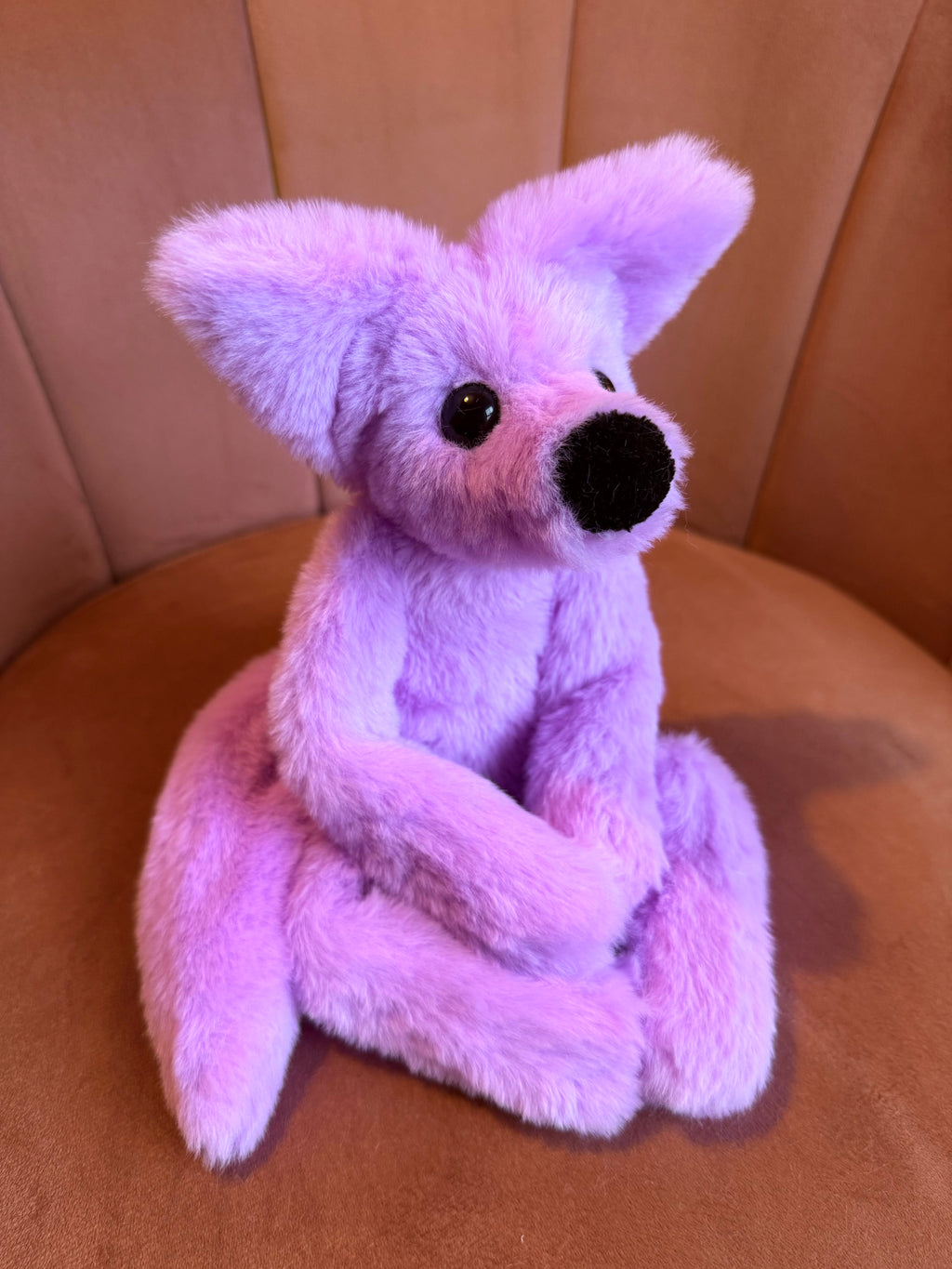LILAC FOX - Handmade Luxury Weighted Fox Doll