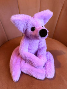 LILAC FOX - Handmade Luxury Weighted Fox Doll