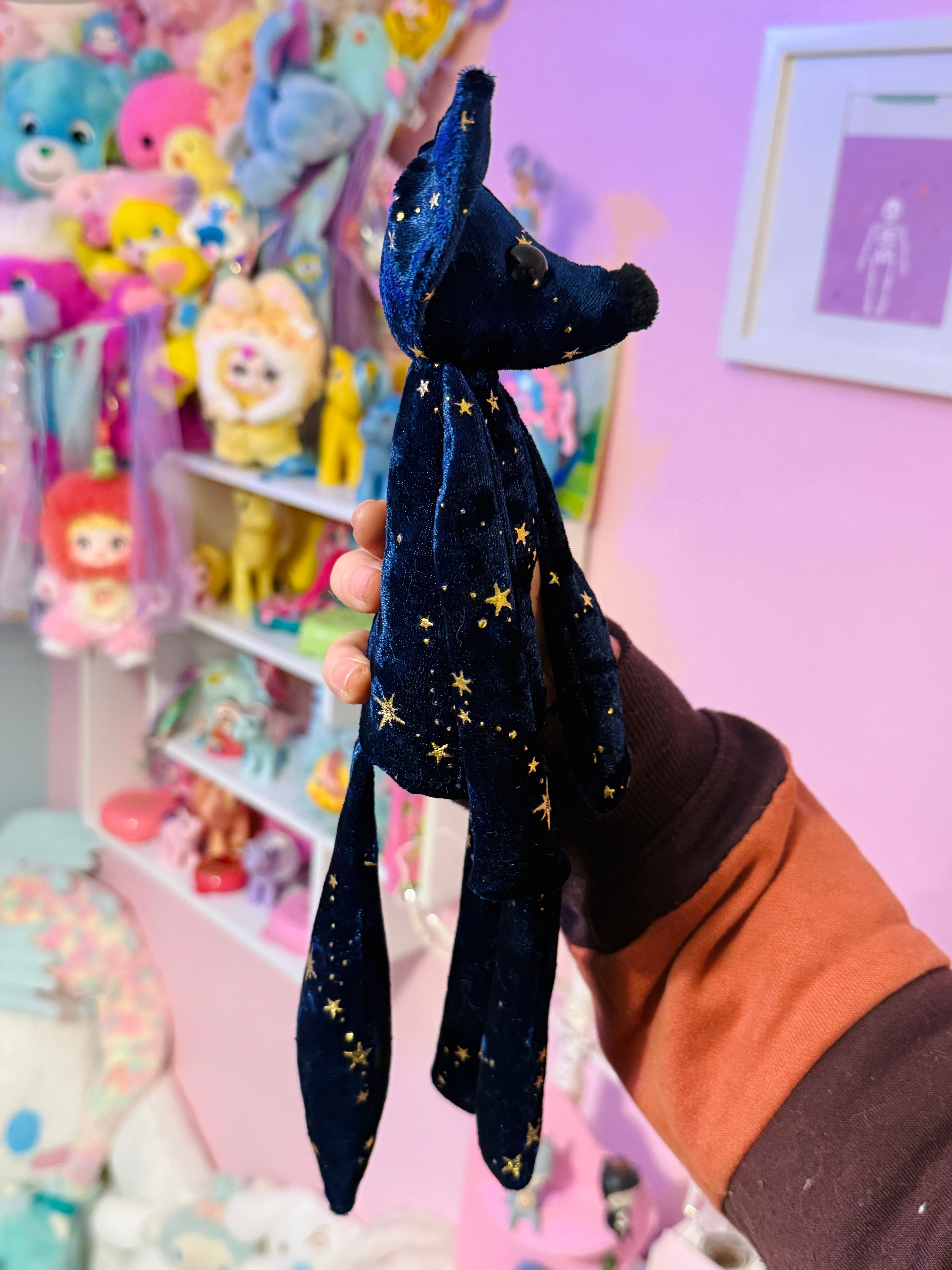 NEBULA FOX - Handmade Luxury Weighted Fox Doll