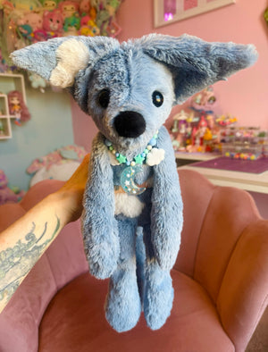BIG CUMULO CLOUD FOX - Handmade Luxury Weighted Plush Fluffy Fox Doll
