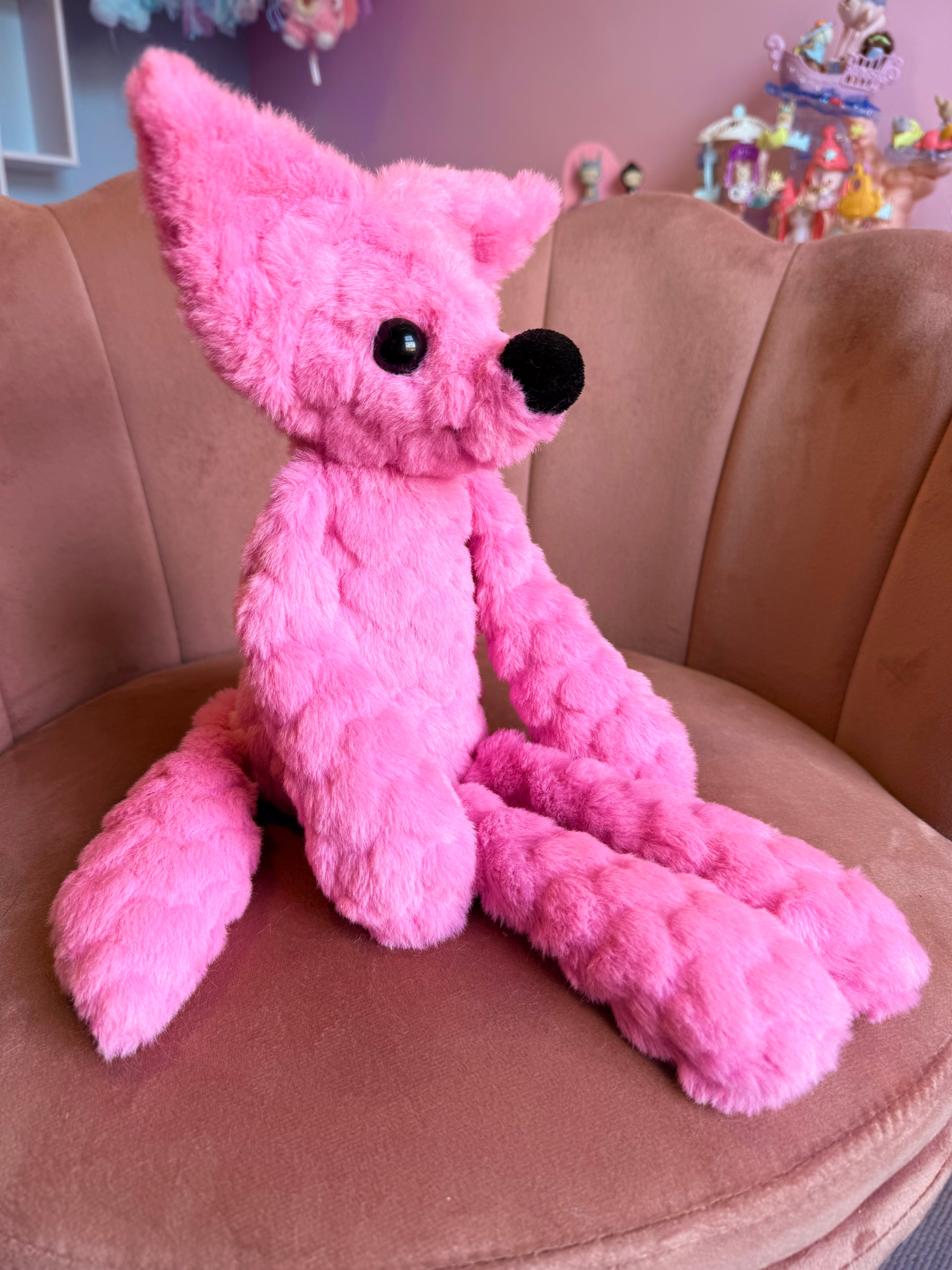 SWEETHEART FOX - Handmade Luxury Weighted Fox Doll